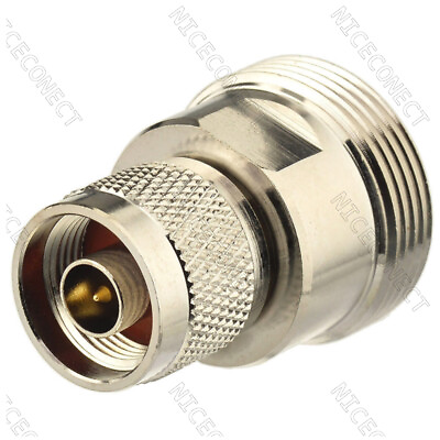 #ad DIN 7 16 L29 Female to N Male Type RF Coaxial Converter Adapter F M Connector $9.00