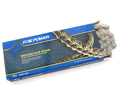 #ad Fire Power Standard Motorcycle Chain 420 428 520 530 Choose Size amp; Length $24.95