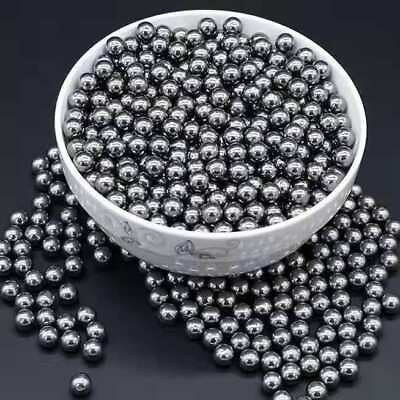 #ad 50 Pcs Carbon Steel Balls Hunting Slingshot Catapult Ammo for Outdoor Shooting $6.82