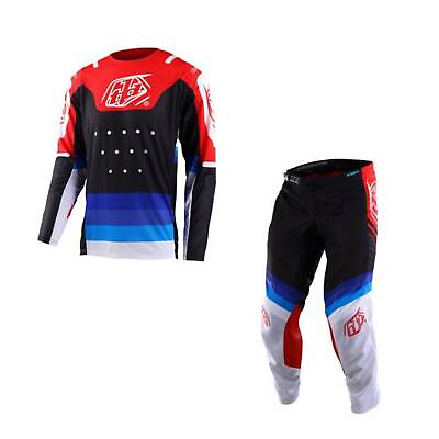 #ad Troy Lee Designs 2023 GP PRO AIR Offroad Dirt Bike Jersey Pant Combo Apex rd blk GBP 139.99