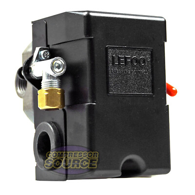 #ad Lefoo 95 125 PSI Air Compressor Pressure Switch 1 4quot; Female NPT 4 Port LF10 L4H $24.95