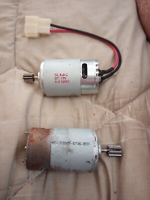 Pair of RC 550 used motors  RC 550SMP 5736 85DY Please see pictures Sold As is  $5.00