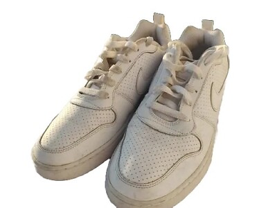 #ad Nike Court Borough Low Triple White Shoes Mens 9.5 White Low Top 838937 111 $11.88