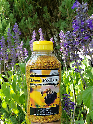#ad Fresh Bee Pollen Pure Raw Natural Nebraska Bee Pollen 8oz Jar $18.00