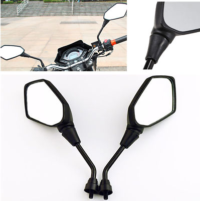 #ad Hexagon Motorcycle ATV Modified Side 360 Degree Rear View Mirror 8MM Universal $24.33
