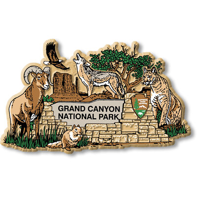 #ad Grand Canyon Park Sign Magnet by Classic Magnets $7.99