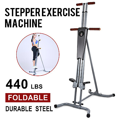 #ad New Maxi Vertical Climber Exercise Equipment LCD Stepper Cardio Fitness Gym $109.90