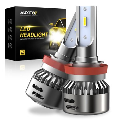 #ad 2X AUXITO H11 H8 H9 High Low Beam LED Bulbs Headlight 6000K Clear Cool White US $19.99