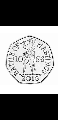 #ad 2016 Collectable Battle of Hastings 1066 50p Fifty Pence Coin RARE GBP 300.00