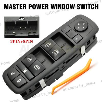 #ad Master Power Window Control Switch For 2011 2012 2013 2014 Dodge Charger 4 Door $18.99