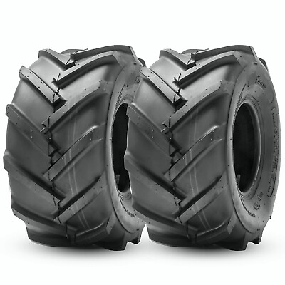 #ad Set Of 2 18x9.50 8 Lawn Mower Tires 4Ply Heavy Duty Super Lug 18x9.50X8 Tubeless $119.00