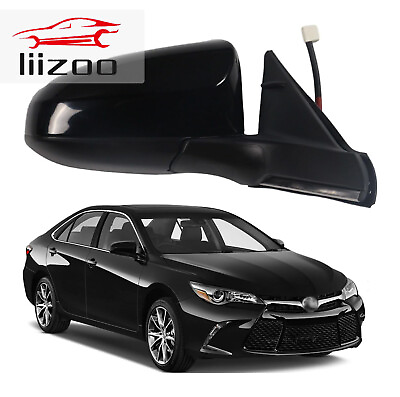 #ad #ad Side Mirror for Toyota Camry 2015 2017 Power Heated Right Passenger Side Black $68.99