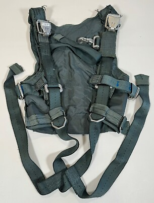 #ad USAF Air Force Pilot Parachute Personnel Chest Harness PCU 17 P $129.99