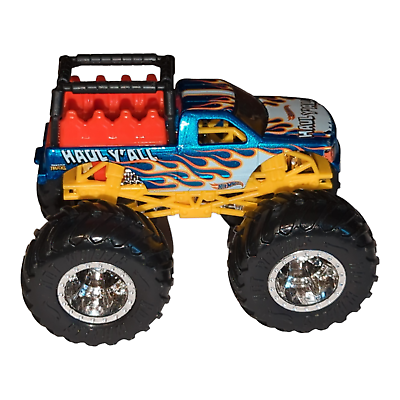 #ad Hot Wheels Monster Jam Haul Y#x27;All Racing Trucks Die Cast 1:64 Mattel Blue Car $13.47
