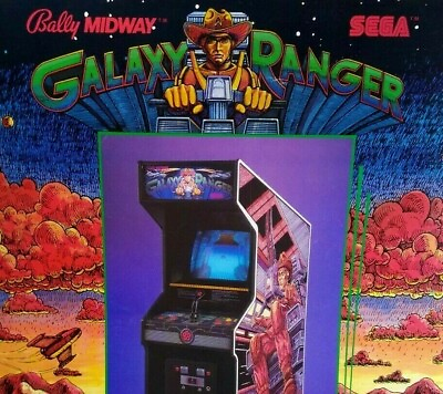 #ad Galaxy Ranger Arcade Flyer Original 1984 Vintage Laser Game Artwork 8.5quot; x 11quot; $12.00