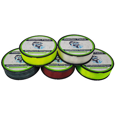 #ad #ad Reaction Tackle Monofilament Fishing line Nylon Mono Various Sizes and Colors $10.99