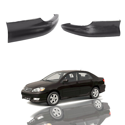 #ad For 2003 2004 Toyota Corolla Front Sport Bumper Splitter Lips Spoiler Kit 2pcs $55.95