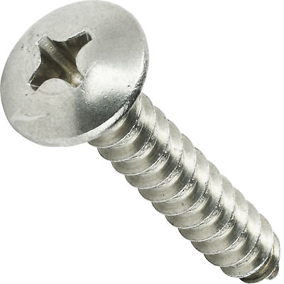 #ad #12 Truss Head Sheet Metal Screws Self Tap Phillips Stainless Steel All Sizes $309.41