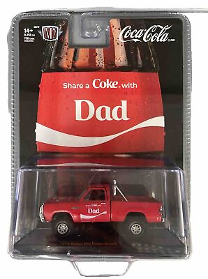 #ad M2 Machines Share A Coke With Dad CHASE 1979 Dodge 150 Power Wagon 1 750 $60.00