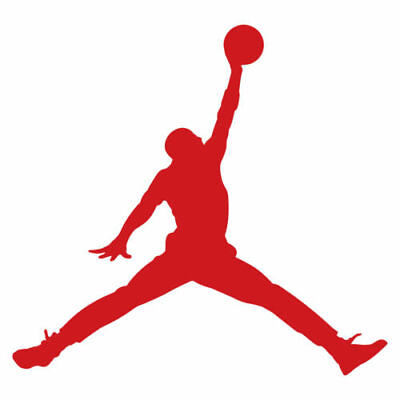 #ad #ad Michael Jordan Air Mini Decal Basketball Logo Vinyl Window Sticker Laptop Ipad $2.45
