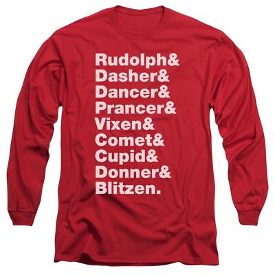 #ad Reindeer Adult Long Sleeve T Shirt $28.00
