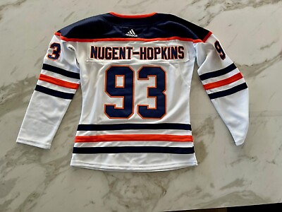 #ad Edmonton Oilers Jersey Girls L #93 Nugent Hopkins $45.00