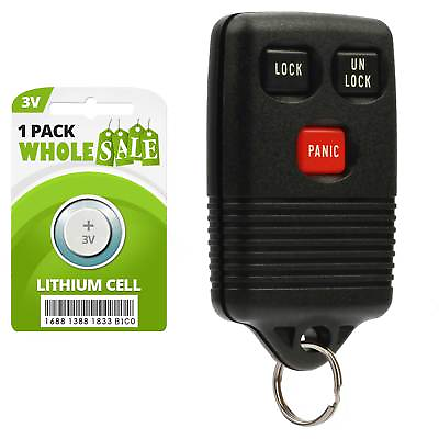 #ad Replacement For 1993 1994 1995 1996 1997 Ford F 150 250 350 Key Fob Remote $12.95