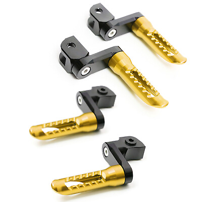 #ad Gold BOB 1.5 inch Extended Front Rear Foot Pegs Kit For XJR 1300 SP 04 10 11 12 $103.80