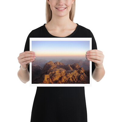#ad Morning view from the top of Mount Sinai Print $41.99