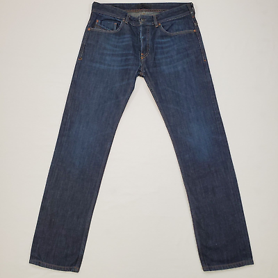 #ad Diesel Black Gold Jeans Mens 31x30 Blue EXCESS NP Slim Straight Denim Italy C $91.50