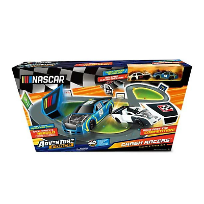 #ad Big Race Track Set NASCAR Adventure Force Crash Racers Figure 8 Circuit NEW $29.97