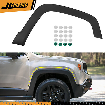 #ad For 2015 2022 Jeep Renegade Right Passenger Side Front Wheel Fender Flare Black $27.99