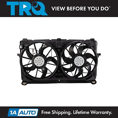 #ad TRQ Radiator Dual Cooling Fan Assembly Fits 2005 2007 Chevrolet $169.95