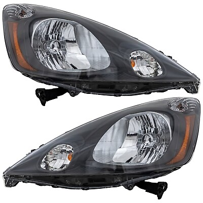 #ad Set of 2 Headlights Driving Head lights Headlamps Driver amp; Passenger Side Pair $181.97