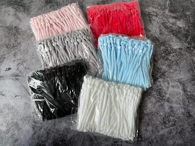 #ad 50 100PCS Elastic Cord for Face Mask Elastic with adjustable for DIY face mask AU $12.99