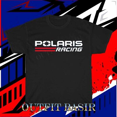 #ad New Polaris Racing Logo Men#x27;s T Shirt Size S to 5XL $23.99