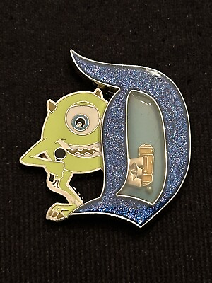 #ad Disney Charming Characters quot;Dquot; Pin of the Month Mike Wazowski 2017 LE 3000 $20.39