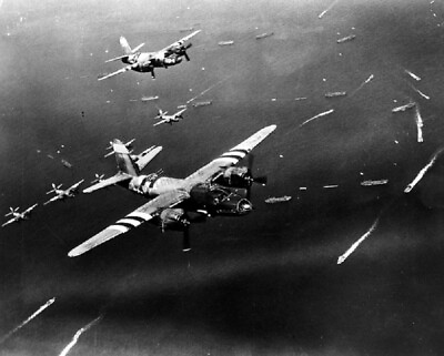 #ad USAF Formation of Martin B 26s 8X10 World War II WW2 Air Force Photo 365 $7.43