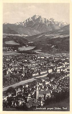 #ad Innsbruck Tirol Tyrol Austria Birdseye Panorama Real Photo Postcard RPPC $6.00
