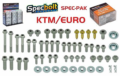 #ad Spec Pak fits KTM Factory Fit Bolt Kit SX EX EXC 65 85 125 250 300 350 450 $19.99