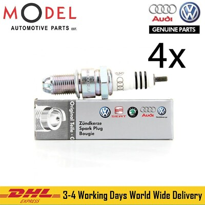 #ad Audi Volkswagen Genuine 4x Spark Plugs 101000033AG $44.00