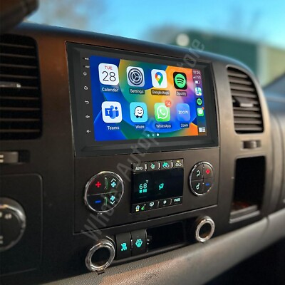 #ad For 2008 Chevy Silverado 1500 2500 Android 13 Carplay Car Stereo Radio GPS WIFI $138.80