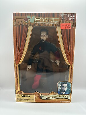 #ad NSYNC Chris Kirkpatrick Collectible MARIONETTE Toy Doll LIVING TOYZ NIB $9.95