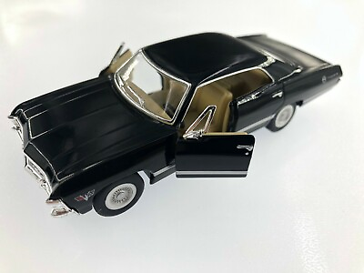 #ad 5quot; Kinsmart Chevy 1967 Chevrolet Impala Diecast Model Toy Car 1:43 Black $8.98
