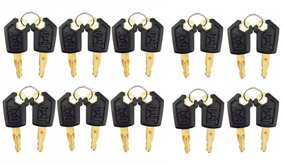 #ad 20 OEM Style Caterpillar Ignition Keys For Heavy Construction Equipment #5P8500 $25.79