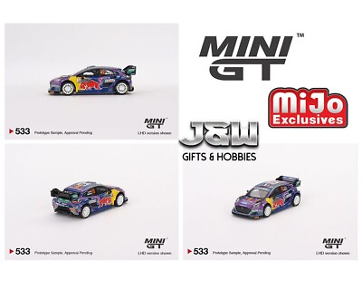 #ad Mini GT Ford Puma Rally M Sport 2022 Rally Monte Carlo Winner MGT00533 1 64 $14.99