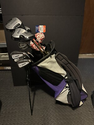 #ad Mens Complete Golf Set With Bag RH Mens Graphite Shafts $139.90