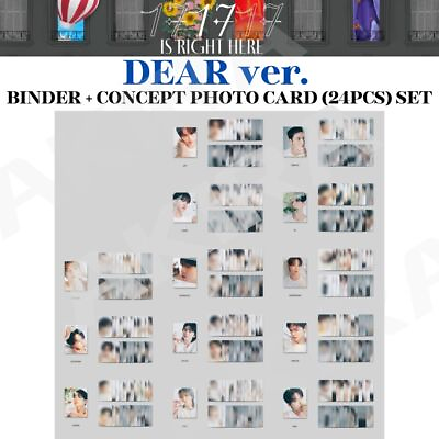 #ad #ad SEVENTEEN BEST ALBUM 17 IS RIGHT HERE DEAR ver. BINDER SET CONCEPT PHOTO CARD $5.99