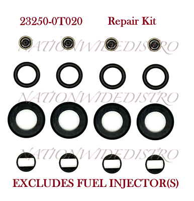 #ad Repair Kit for FUEL INJECTORS FOR 09 19 Vibe Scion Toyota Corolla Matrix Pontiac $27.99