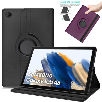 #ad For SAMSUNG Galaxy Tab A8 10.5quot; Tablet Case Leather Stand Smart 360 Rotate Cover $9.99